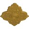Ekena Millwork Piedmont Ceiling Medallion (Canopies up to 6 1/2"), 67 1/8"W x 48 5/8"H x 1 7/8"P, Pharaohs Gold CM67PEPGS - alternate 3